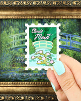 Monet’s Lily Garden Stamp Brooch