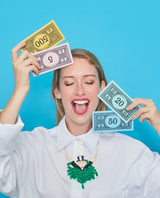Monopoly Money Talks Necklace