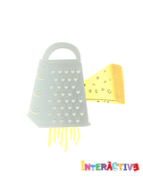 More Cheese, Please! Brooch -Interactive-