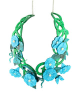 Morning Glory Climbing Statement Necklace