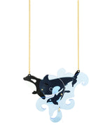 Mother and Baby Orca Necklace