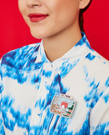 Mount Fuji Outside The Train Window Brooch