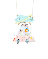 Moving In Our Space Car Necklace