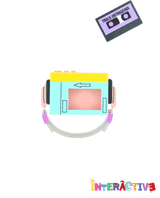 Music on the Go! Cassette Player Brooch -Interactive-