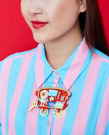 My Circus Dressing Room Wagon Necklace -interactive-