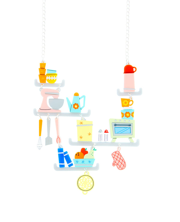 My Groovy Kitchen Shelves Necklace