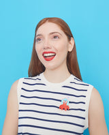 My Little Crab House -interactive- Brooch