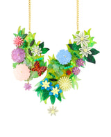 My Garden from Above Statement Necklace