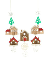 My Little Wooden Village Necklace