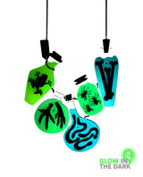 My Witchy Potions Necklace -Glow in the Dark-