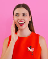 Mysterious Panther Brooch