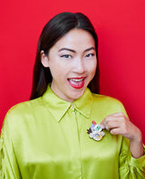 Mystical Fortune Teller Brooch -interactive-