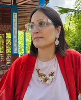 Nara Deers in Sakura Pinks Necklace