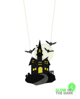 Night in the Haunted House Necklace -Glow in the Dark-