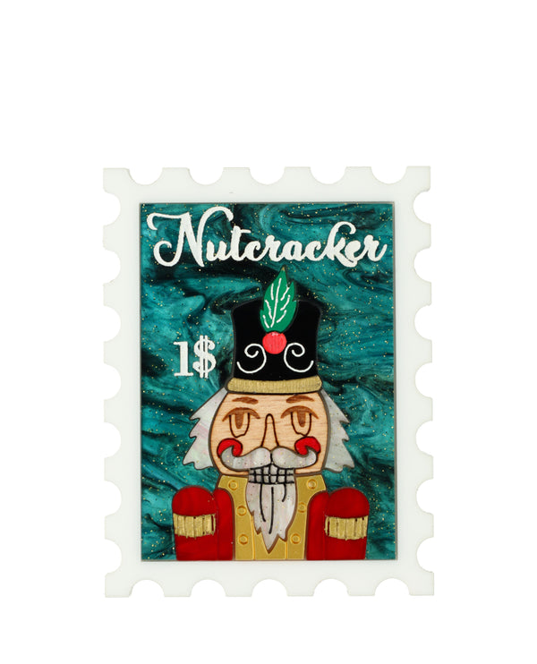 Nutcracker Stamp Brooch