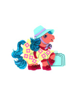 Off to the Pony Seaside Brooch