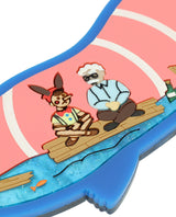 Oh no! Trapped in a Whale Reversible Necklace