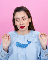 Oh no! Trapped in a Whale Reversible Necklace