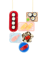 Oishii Sushi Dishes Statement Necklace