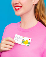 Open the Mr. Happy Book Brooch -Interactive-