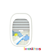 Open my Airplane Window Brooch -Interactive-