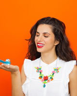 Otomi Embroidery Beauty Statement Necklace