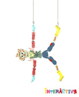 Patchy the Pumpkin Patch Scarecrow Mannequin Necklace -Interactive-