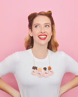 Pink Rules! Pink Lady Jackets Necklace