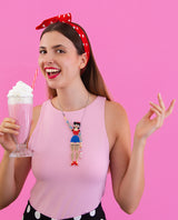 Rockabilly Diva Necklace -Interactive-