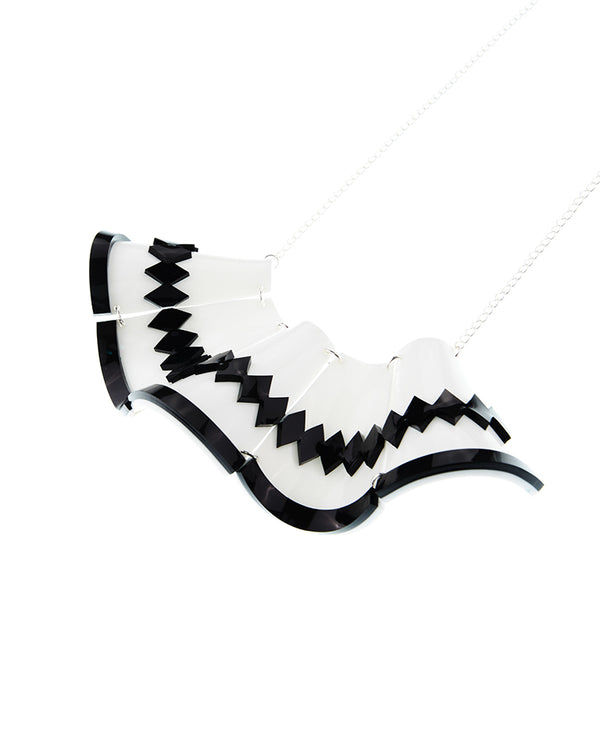 Playful Harlequin Collar Necklace