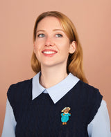 Playful Tom Kitten Brooch