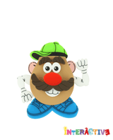 Playing with Potato Head Brooch -Interactive-