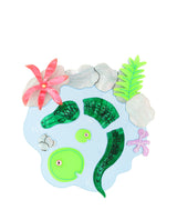 Plotting Crocodile Brooch