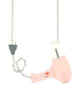 Plug in the Hairdryer Necklace