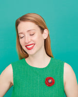 Poppy of Hope Brooch