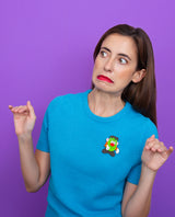 Potato Head Frankenstein Brooch