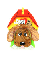 Pound Puppy Brooch
