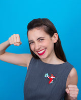 Pow! Red Power Ranger Brooch