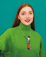 Premium Nutcracker With His Accessories Necklace -interactive-