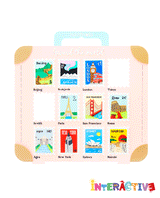 Premium Suitcase Exhibitor Stamps Around The World Full Collection
