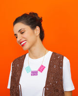Pretty Papel Picado Necklace -Custom-