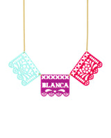 Pretty Papel Picado Necklace -Custom-