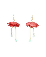 Pretty in Pink Water Droplets Earrings
