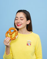 Pretzel Market Brooch