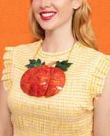 Pumpkin Patch Statement Necklace