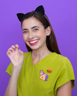 Pumpkin Tart My Little Pony and Comb Brooch