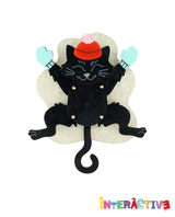 Purrfect Snow Angel Brooch -Interactive-