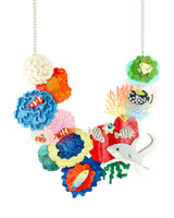 Rainbow Hues in the Coral Reef Necklace
