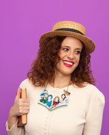 Reading Little Women Necklace