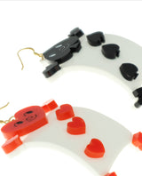 Red Queen’s Card Guards Earrings
